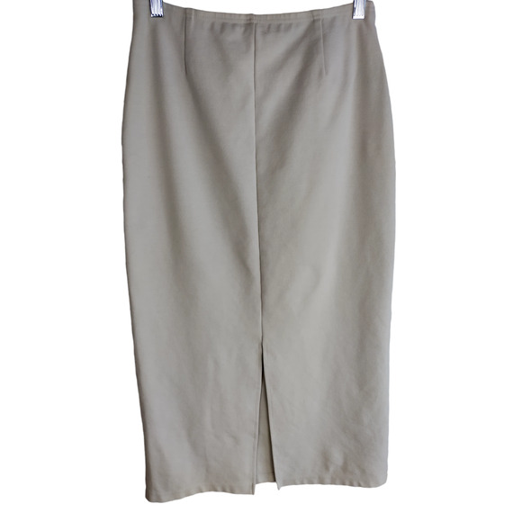 Carolina Colours Womens High rise/waist Midi Pencil Skirt Beige Size Small - Picture 6 of 6